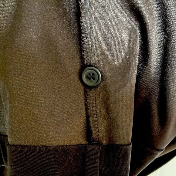 Classic Elements Womens 20/22 Maxi Dress Y2K Black Ultra Suede Jumper Sleeveless - Picture 6 of 11